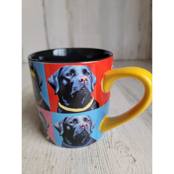 Paw pallets black lab mug home decor cup dog collar kitchen - Picture 4 of 8